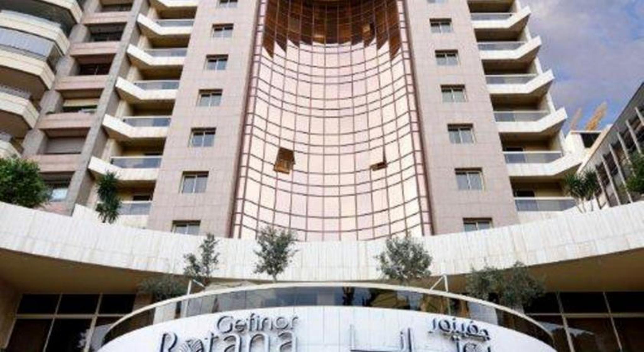 Hotel Gefinor Rotana - Bejrut Zewnętrze zdjęcie The hotel's entrance